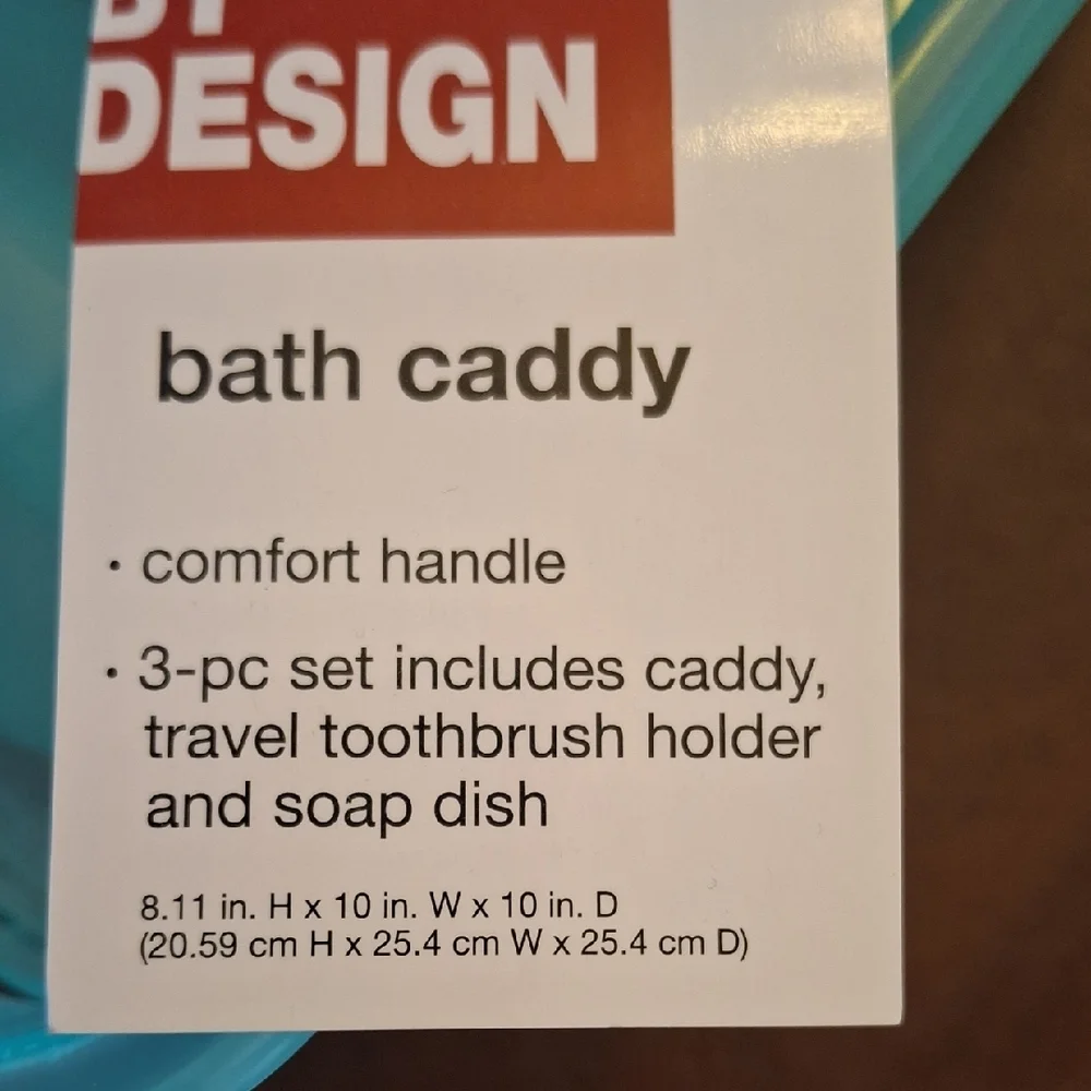 NWT Bath Caddy Set with Handle
